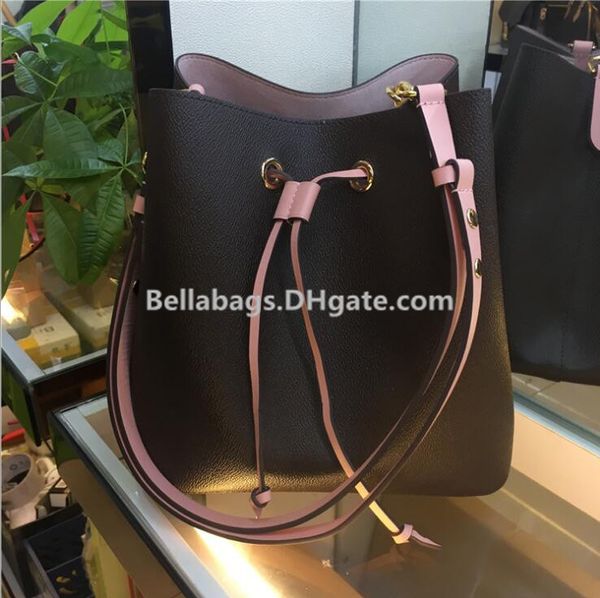

Original de ign quality leather women bag handbag cla ic brand de igner checked letter floral with erial code number