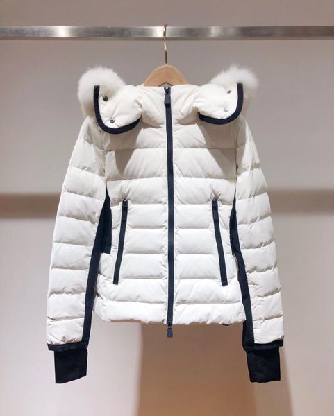 women's down parkas jacket short winter outdoor clothing thick warm 2019 new ski suit european authentic hooded wolf fur collar moncaa3, Black
women's down parkas jacket short winter outdoor clothing thick warm 2019 new ski suit european authentic hooded wolf fur collar moncaa3, Black