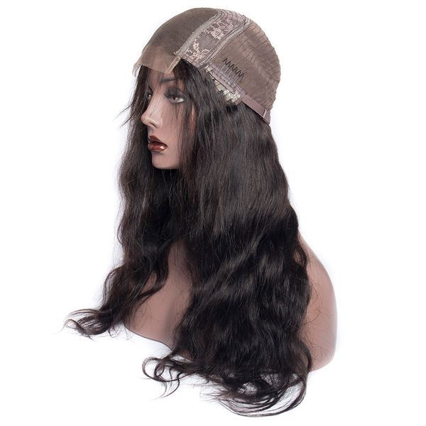 4x13 closure wig peruvian lace closure human hair wigs with baby hair body wave wig for black women remy hair