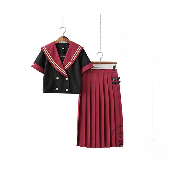 jpanese kawaii опрятный костюм exuisite rose jk костюм равномерное cute girl daily sailor платье двубортный топ плиссированные юбки, White
jpanese kawaii опрятный костюм exuisite rose jk костюм равномерное cute girl daily sailor платье двубортный топ плиссированные юбки, White
