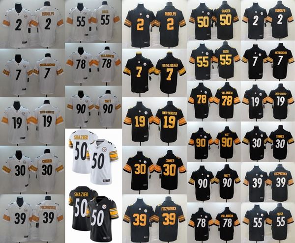2019 pitt burgh men teeler football jer ey 7 ben roethli berger 90 tj watt 19 juju mith chu ter 30 jame conner 78 alejandro villanueva, Black;red
2019 pitt burgh men teeler football jer ey 7 ben roethli berger 90 tj watt 19 juju mith chu ter 30 jame conner 78 alejandro villanueva, Black;red