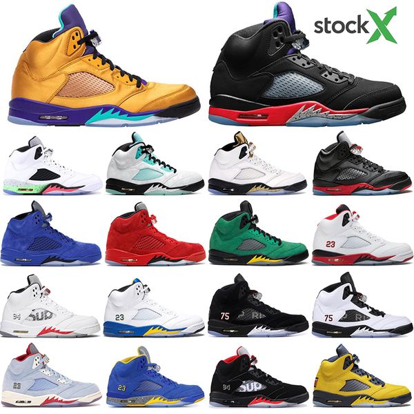 2020 jumpman 5s ice blue men basketball shoes 5 laney yellow bred red suede white cement metallic psg black designer sport sneaker 40-47, White;red
2020 jumpman 5s ice blue men basketball shoes 5 laney yellow bred red suede white cement metallic psg black designer sport sneaker 40-47, White;red