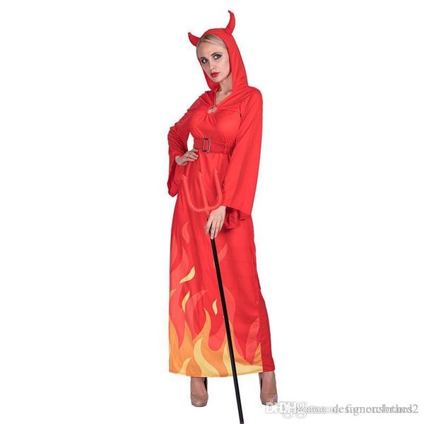 designer flame lady devils cosplay clothes halloween and fancy dress party dress with horns theme costume, Black;red
designer flame lady devils cosplay clothes halloween and fancy dress party dress with horns theme costume, Black;red