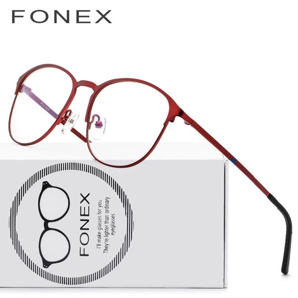 titanium glasses frame women brand designer female vintage round prescription eyeglasses red full myopia optical frames eyewear, Silver
titanium glasses frame women brand designer female vintage round prescription eyeglasses red full myopia optical frames eyewear, Silver