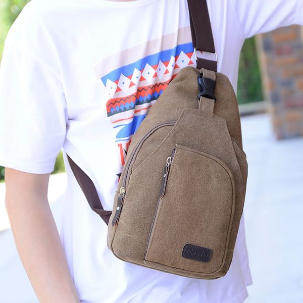 2020 new men sport canvas messenger bags outdoor travel hiking one shoulder bag