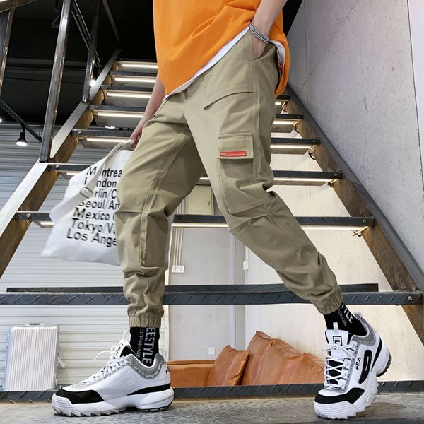2019 new men casual fashion cargo pants solid color joggers sweatpants men trousers streetwear hip hop pants 6xl 7xl, Black
2019 new men casual fashion cargo pants solid color joggers sweatpants men trousers streetwear hip hop pants 6xl 7xl, Black