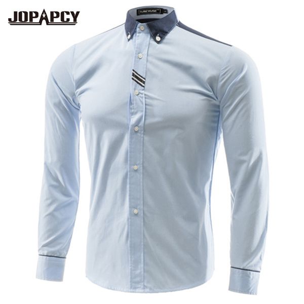 2017 new arrival long sleeve solid men shirt casual turn-down collar blouse patchwork chemise homme mxb0258, White;black
2017 new arrival long sleeve solid men shirt casual turn-down collar blouse patchwork chemise homme mxb0258, White;black