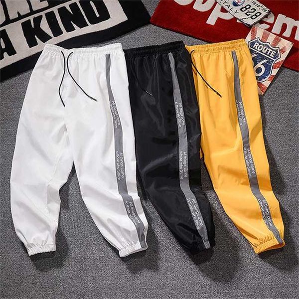 reflective side stripe track jogger pants men sweatpants loose men hip hop sportswear harem streetwear side stripe track, Black
reflective side stripe track jogger pants men sweatpants loose men hip hop sportswear harem streetwear side stripe track, Black