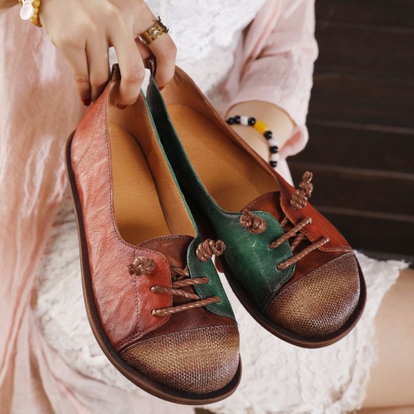 johnature new spring 2020 flats women shoes mixed colors genuine leather special round toe shallow handmade casual ladies shoes, Black
johnature new spring 2020 flats women shoes mixed colors genuine leather special round toe shallow handmade casual ladies shoes, Black