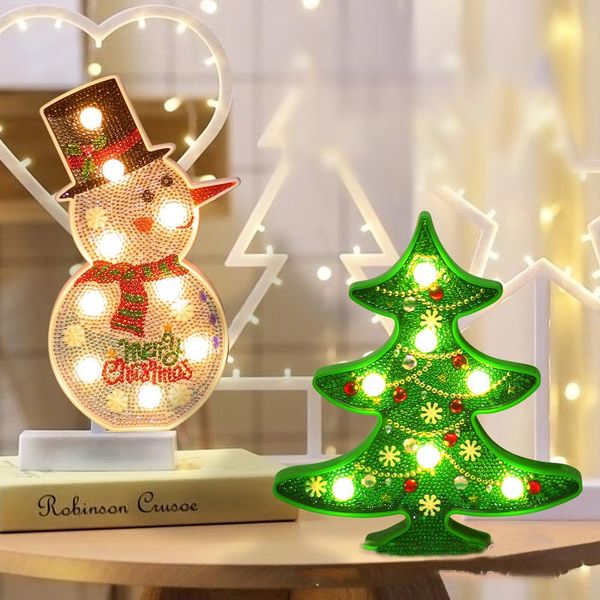 brelong christmas led lights christmas tree snowman night light festival decoration lighting christmas tree snowman warm white 1pc