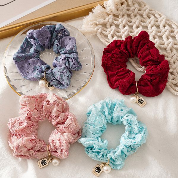 new arrival summer women pearls elastic hair bands lace hair scrunchies girls tie accessories ponytail holder
new arrival summer women pearls elastic hair bands lace hair scrunchies girls tie accessories ponytail holder