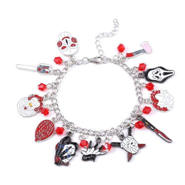 movie a nightmare on elm street stephen kings it penny wise jason hockey freddy krueger scream horror bracelet, Black
movie a nightmare on elm street stephen kings it penny wise jason hockey freddy krueger scream horror bracelet, Black