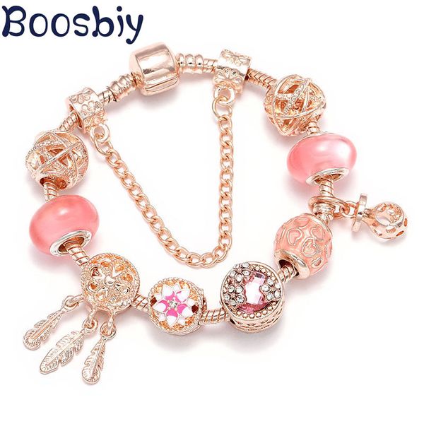 boosbiy rose gold dreamcatcher & flower beads fits charm bracelets for women diy brand bracelets romantic jewelry gift, Golden;silver
boosbiy rose gold dreamcatcher & flower beads fits charm bracelets for women diy brand bracelets romantic jewelry gift, Golden;silver