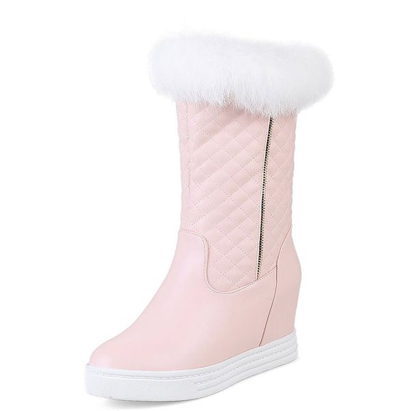 big size 44 lady snow boots women height increasing shoes woman russia winter keep warm fur boots female, Black
big size 44 lady snow boots women height increasing shoes woman russia winter keep warm fur boots female, Black