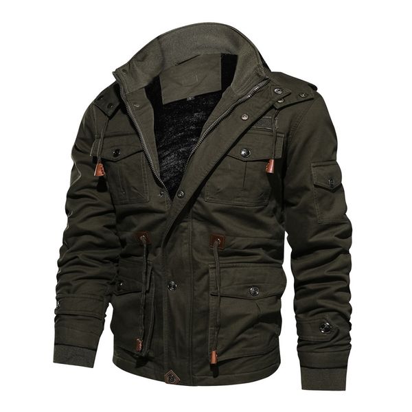 winter military jacket men casual thick thermal coat army pilot jackets air force cargo outwear fleece hooded jacket plus size, Black;brown
winter military jacket men casual thick thermal coat army pilot jackets air force cargo outwear fleece hooded jacket plus size, Black;brown