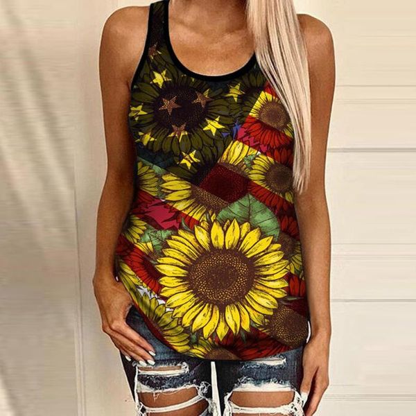 sunflowers print tank women o-neck tee 2020 summer sleeveless for women casual vest soft cotton tanks lady wear 2xl, White
sunflowers print tank women o-neck tee 2020 summer sleeveless for women casual vest soft cotton tanks lady wear 2xl, White