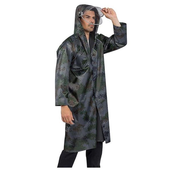 protective raincoat waterproof outdoor conjoined long thick cover prevent padded canvas labor hiking raincoat poncho, Tan;black
protective raincoat waterproof outdoor conjoined long thick cover prevent padded canvas labor hiking raincoat poncho, Tan;black