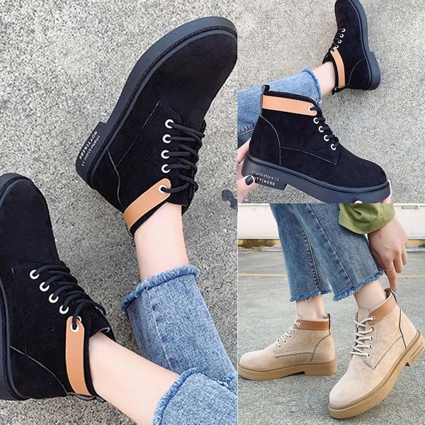 sagace women winter boots platform pink women boots lace up casual ankle booties round shoes winter snow ankle n8, Black
sagace women winter boots platform pink women boots lace up casual ankle booties round shoes winter snow ankle n8, Black