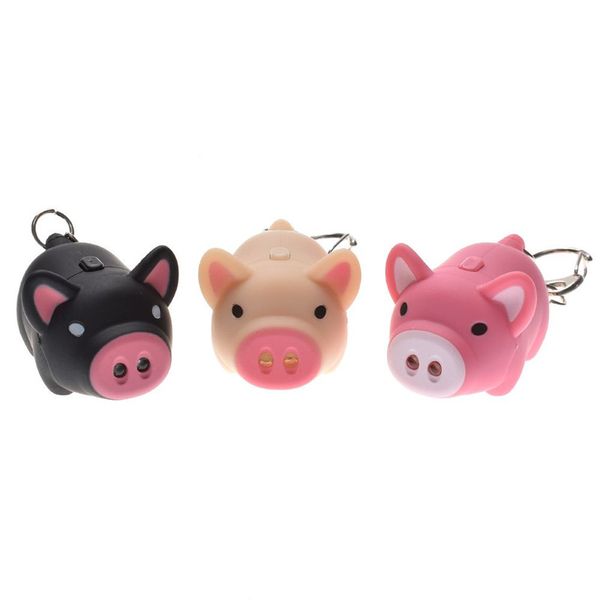 novel led pocket lamp creative light emitting sound the cute pig creative gifts keychain for kids, Silver
novel led pocket lamp creative light emitting sound the cute pig creative gifts keychain for kids, Silver