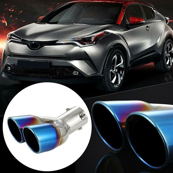 car stainless steel rear exhaust pipe muffler tail end tube for c-hr chr 17-18 car accessories
car stainless steel rear exhaust pipe muffler tail end tube for c-hr chr 17-18 car accessories