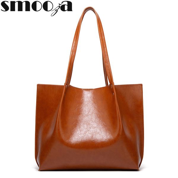 smooza 2019 new style women bag handbag tote over shoulder crossbody leather big brand black brown casual designer female bolsas
smooza 2019 new style women bag handbag tote over shoulder crossbody leather big brand black brown casual designer female bolsas