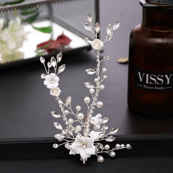forseven bridal bride noiva wedding party women girl birthday headwear jewelry white crystal simulated pearls hairpins clips, Golden;white
forseven bridal bride noiva wedding party women girl birthday headwear jewelry white crystal simulated pearls hairpins clips, Golden;white