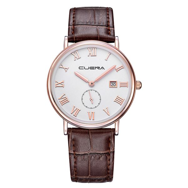 reloj hombre 2019 watch men luxury business quartz sport stainless steel dial leather band watches relogio, Slivery;brown
reloj hombre 2019 watch men luxury business quartz sport stainless steel dial leather band watches relogio, Slivery;brown