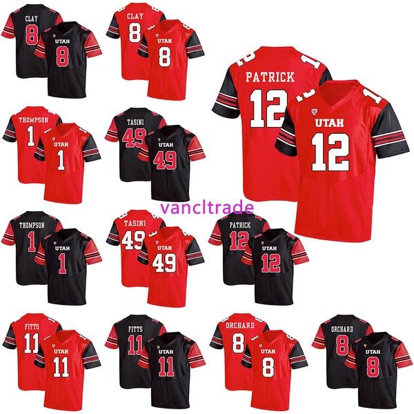 2019 ncaa football utah uters 8 kaelin clay 1 kendal thompson 11 kylie fitts 8 nate orchard 49 pasoni tasini 12 tim patrick jerseys, Black;red
2019 ncaa football utah uters 8 kaelin clay 1 kendal thompson 11 kylie fitts 8 nate orchard 49 pasoni tasini 12 tim patrick jerseys, Black;red