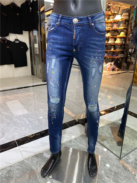 new luxury mens designer jeans pattern fashion side stripe jeans slim jeans skinny spliced ripped stree denim pant, Blue
new luxury mens designer jeans pattern fashion side stripe jeans slim jeans skinny spliced ripped stree denim pant, Blue