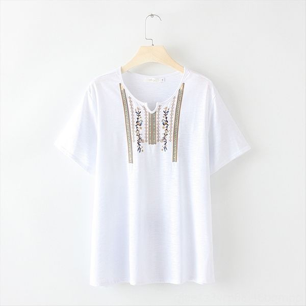 с короткими рукавами т- т- вышиванку женщин рыхлую 2019 женщин летом носить v-образный вырез цветок вышивка тонкий базовый рубашку топ 68, White
с короткими рукавами т- т- вышиванку женщин рыхлую 2019 женщин летом носить v-образный вырез цветок вышивка тонкий базовый рубашку топ 68, White