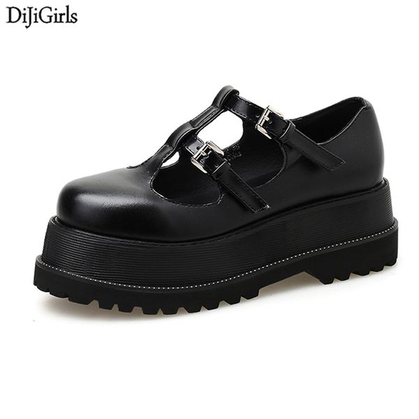comfort women platform heels casual round toe thick vintage shoes fall creepers harajuku shoes women oxford platform, Black
comfort women platform heels casual round toe thick vintage shoes fall creepers harajuku shoes women oxford platform, Black