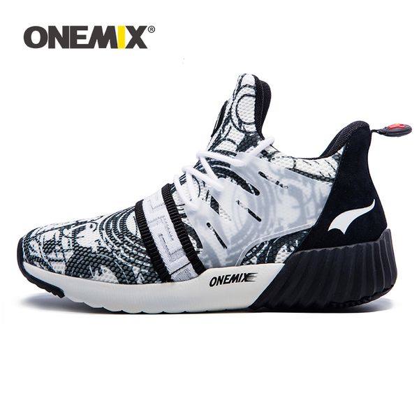 

onemix new men running shoes breathable boy sport sneakers 2019 athletic shoes increasing height women size 36-45