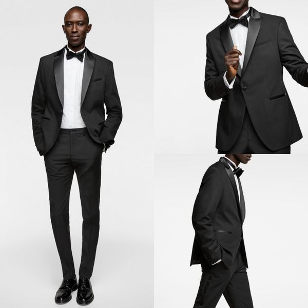 black mens suits business wedding tuxedos slim fit formal businessmen custom groom suit coats trousers (jackets+pants+tie), Black;gray
black mens suits business wedding tuxedos slim fit formal businessmen custom groom suit coats trousers (jackets+pants+tie), Black;gray
