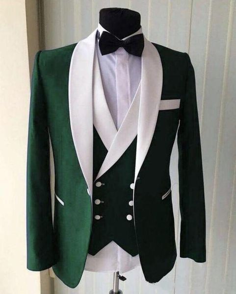 very good one button dark green groom tuxedos shawl lapel men suits 3 pieces wedding/prom/dinner blazer (jacket+pants+vest+tie) w588, Black;gray
very good one button dark green groom tuxedos shawl lapel men suits 3 pieces wedding/prom/dinner blazer (jacket+pants+vest+tie) w588, Black;gray