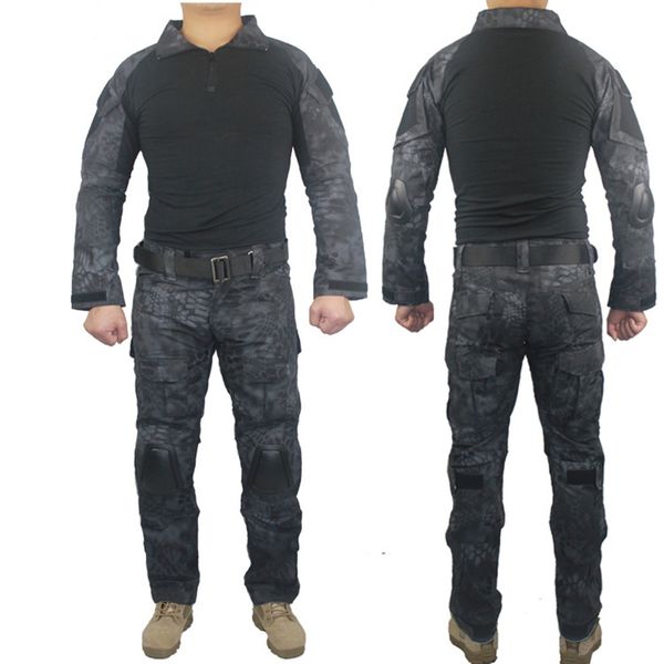 hunting sets tactical bdu kryptek black uniform clothing us army combat shirt pants suit set camouflage clothes gear, Camo
hunting sets tactical bdu kryptek black uniform clothing us army combat shirt pants suit set camouflage clothes gear, Camo