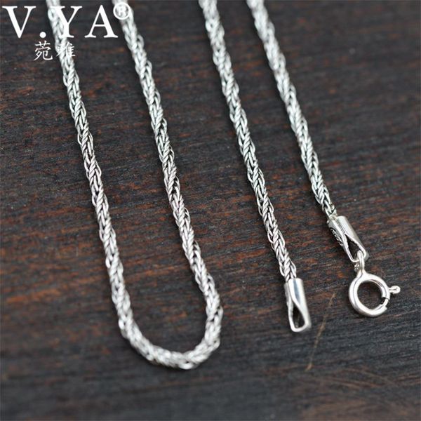 v.ya 1.3mm 925 thai silver chains necklaces retro women men long link necklaces s925 sterling silver jewelry
v.ya 1.3mm 925 thai silver chains necklaces retro women men long link necklaces s925 sterling silver jewelry