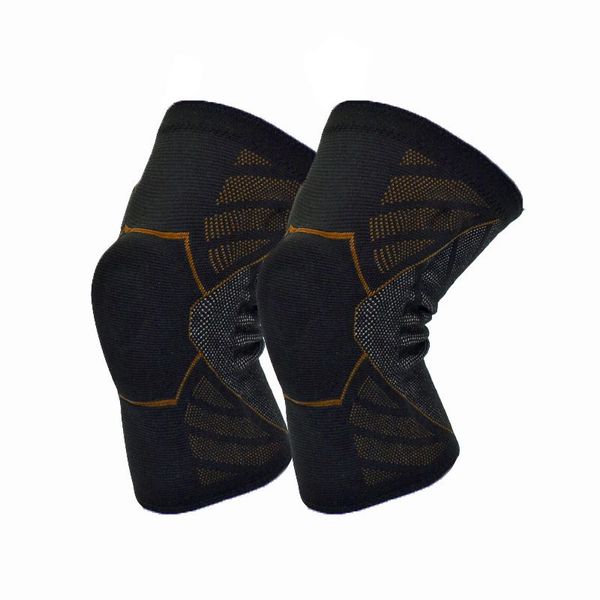 1pc sports fitness kneepad elastic nylon knee pads with silicone non-slip running basketball volleyball support safety kneepads, Black;gray
1pc sports fitness kneepad elastic nylon knee pads with silicone non-slip running basketball volleyball support safety kneepads, Black;gray