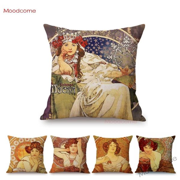 alphonse mucha vintage poster princess spring summer autumn winter girl throw pillow case new art floral painting cushion cover
alphonse mucha vintage poster princess spring summer autumn winter girl throw pillow case new art floral painting cushion cover