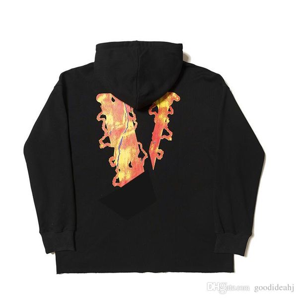 new designer brand flame lightning big v fashion hooded sweater austin pop guerrilla shop limited men and women jacket, Black
new designer brand flame lightning big v fashion hooded sweater austin pop guerrilla shop limited men and women jacket, Black