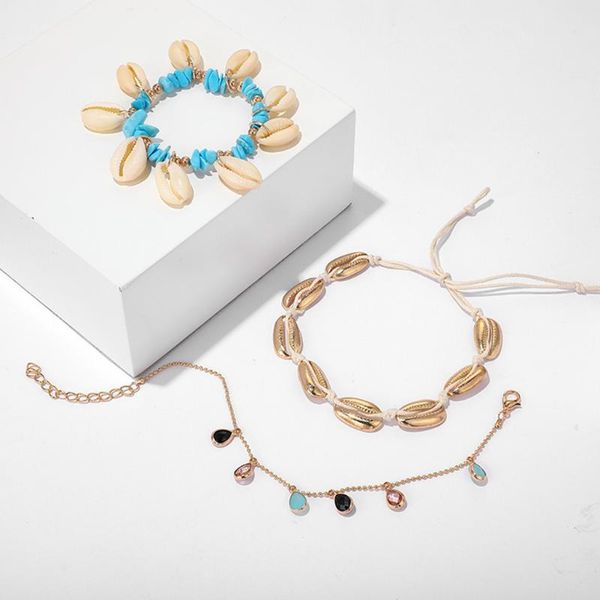 3 layers anklet jewelry women fashion personality sea ocean shell color beads tassels chain ladies vintage boho jewelry gift#bl5, Red;blue
3 layers anklet jewelry women fashion personality sea ocean shell color beads tassels chain ladies vintage boho jewelry gift#bl5, Red;blue