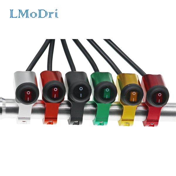 lmodri 7/8" 22mm motorcycle aluminium alloy switches waterproof headlight switch and 3 wires with red led light 12v
lmodri 7/8" 22mm motorcycle aluminium alloy switches waterproof headlight switch and 3 wires with red led light 12v