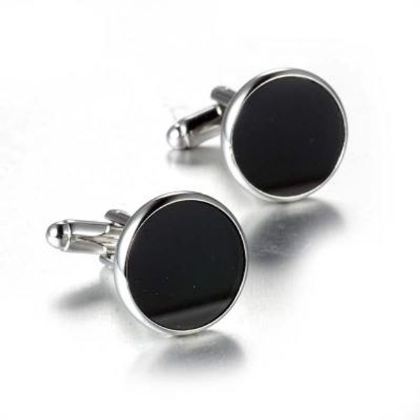 black agate round cufflinks men's clothing button shirt sleeves nails business casual cuff nails
black agate round cufflinks men's clothing button shirt sleeves nails business casual cuff nails