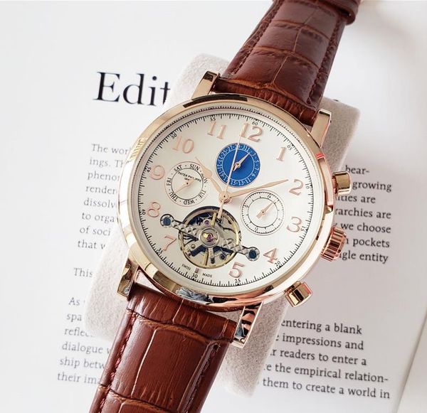 new men's watchestourbillon stainless steel dial automatic mechanical movement business leather strap sports casual watch men
new men's watchestourbillon stainless steel dial automatic mechanical movement business leather strap sports casual watch men