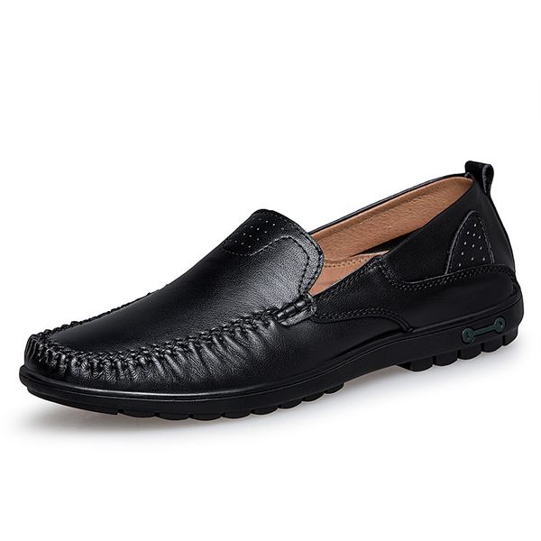 new men's shoes casual genuine leather loafers slip-on big size shoe man youth light driving platform peas shoes for men %d8009, Black
new men's shoes casual genuine leather loafers slip-on big size shoe man youth light driving platform peas shoes for men %d8009, Black
