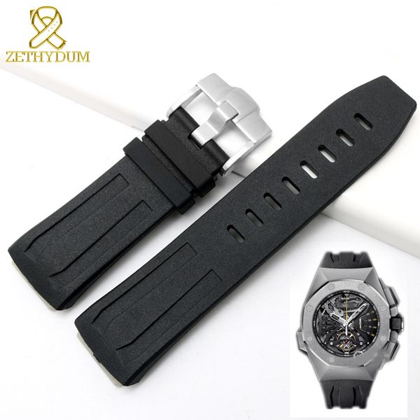 silicone wristband bracelet 27mm rubber watch strap for ap 26589io.26577ti.oo.d002ca.01 sport watchband, Black;brown
silicone wristband bracelet 27mm rubber watch strap for ap 26589io.26577ti.oo.d002ca.01 sport watchband, Black;brown