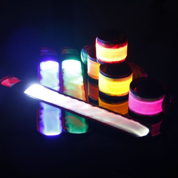 led slap armband lights glow band for running replaceable battery glow bracelets running bracelet gear, Black
led slap armband lights glow band for running replaceable battery glow bracelets running bracelet gear, Black