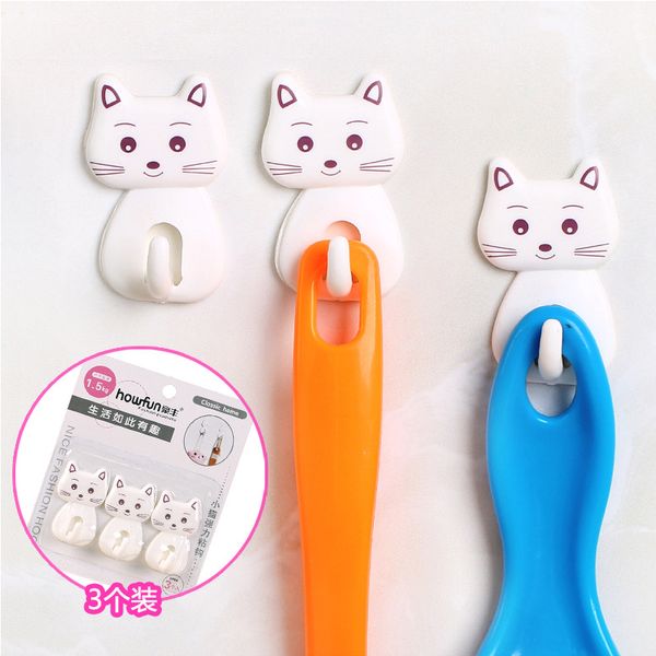 3pcs/lot cat refrigerator hook super strong hanger hook microwave oven kitchen no-trace bathroom
3pcs/lot cat refrigerator hook super strong hanger hook microwave oven kitchen no-trace bathroom