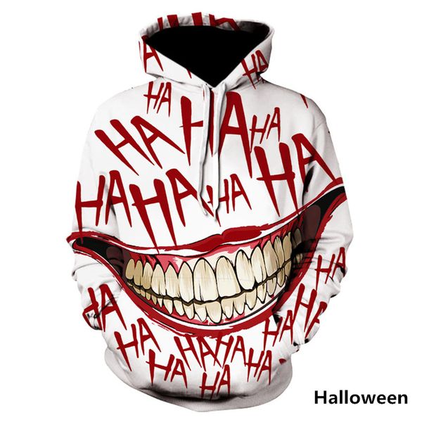 haha joker смешные hoodie хэллоуин сумасшедший улыбка пуловер с длинным рукавом толстовка мода stree пальто прохладный мужская спортивная од, Black
haha joker смешные hoodie хэллоуин сумасшедший улыбка пуловер с длинным рукавом толстовка мода stree пальто прохладный мужская спортивная од, Black