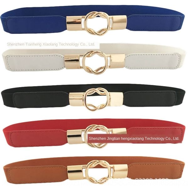 all-match women's elastic dress narrow waist seal decorative dress thin belt red black and white small belt tide, Black;brown
all-match women's elastic dress narrow waist seal decorative dress thin belt red black and white small belt tide, Black;brown