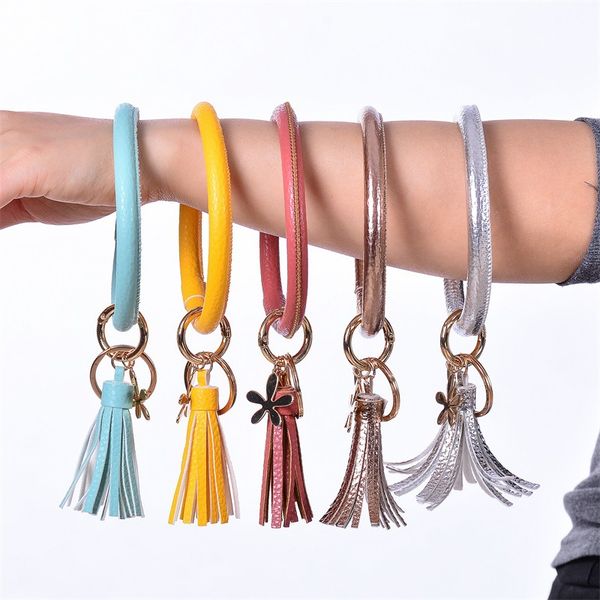 flower key chains fashion bangles bracelets key rings jewelry bag charm holder tassel pendant wristlet girls pu leather bracelet for women, Slivery;golden
flower key chains fashion bangles bracelets key rings jewelry bag charm holder tassel pendant wristlet girls pu leather bracelet for women, Slivery;golden